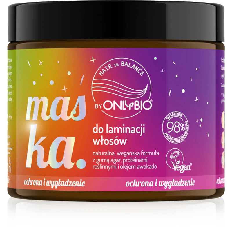 Hair in Balance by ONLYBIO Maska do laminacji włosów 200ml
