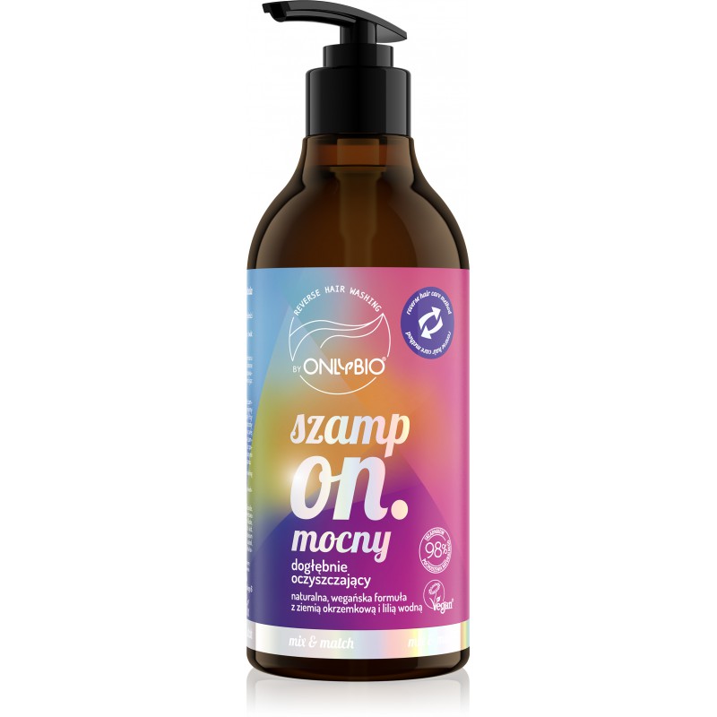 Reverse Washing By ONLYBIO Szampon mocny dogłębnie oczyszczający 400 ml