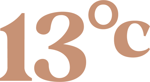 13°C