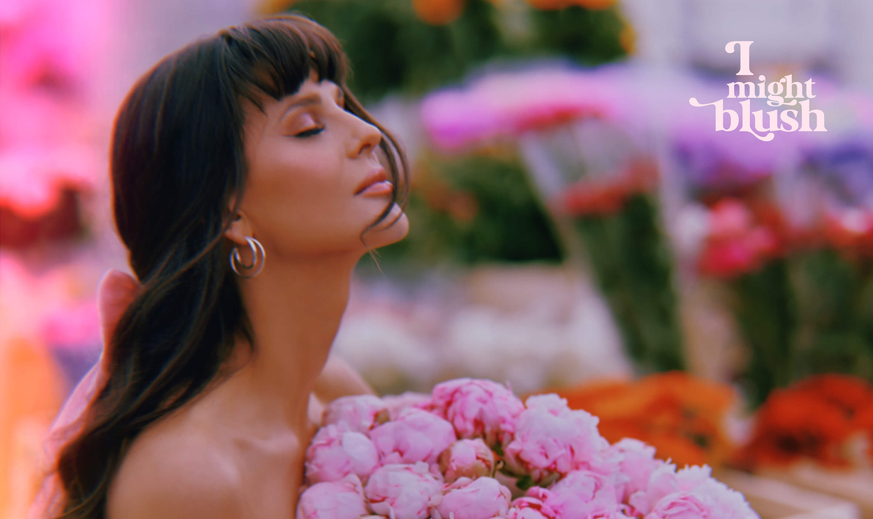 A model in an environment reflecting the mood of the OnlyBio perfumed mist